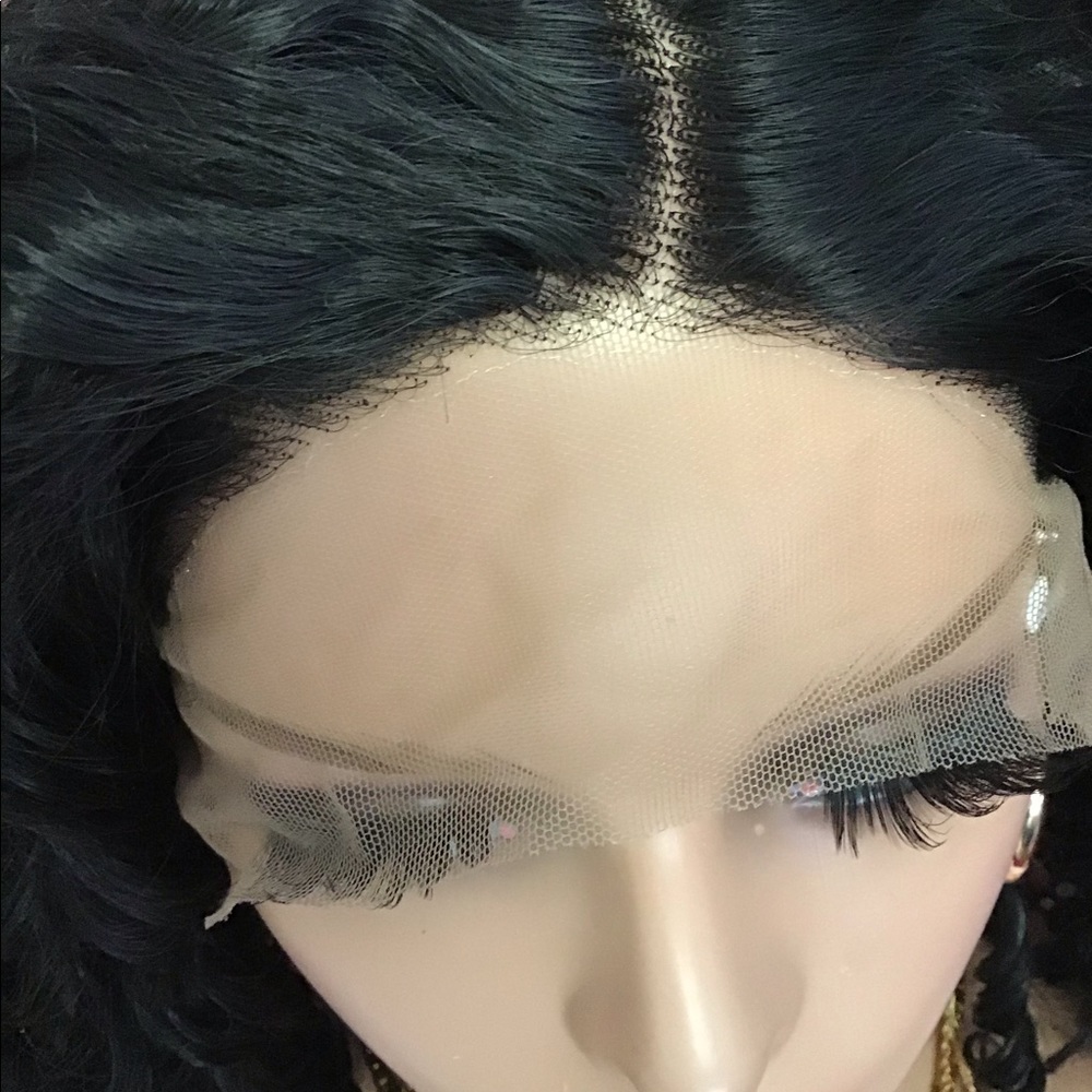 Curly synthetic Short Style Lace U part Synthetic Wig for Women 14 inch